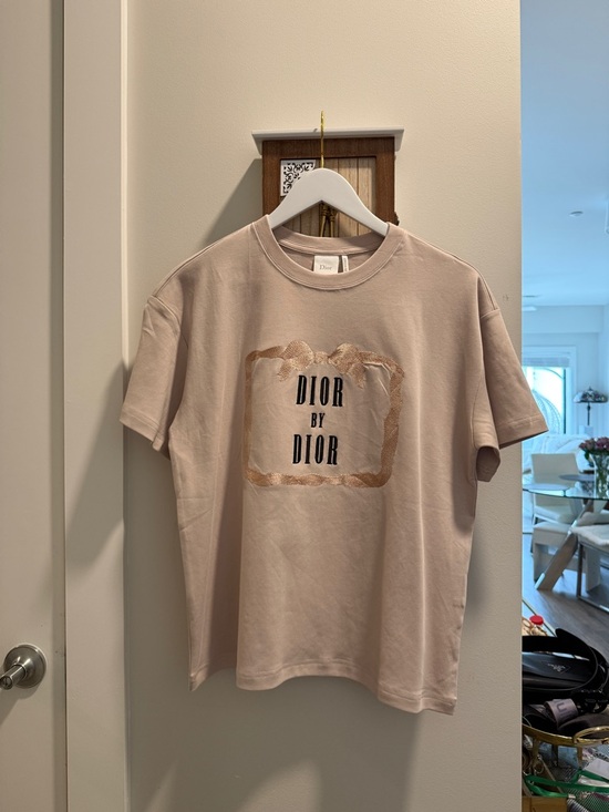 Dior Tops - Dior Dusty Pink Logo Tee